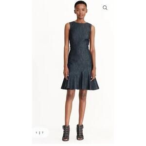 Lauren, Ralph Lauren Ruffled Denim Dress